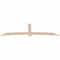 Ekena Millwork Bellingham Timber Gable Bracket, Douglas Fir, 108"W x 31 1/2"H x 1 1/2"D x 5 1/2"F, 7/12 Pitch GBW108X31X0206BEL00SDF - alternate 2